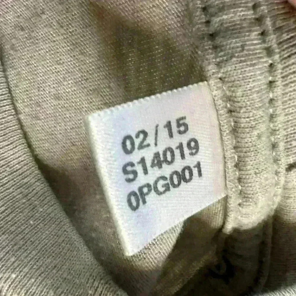 Adidas Performance Athletic Tee Shirt Tan Medium - Picture 6 of 7